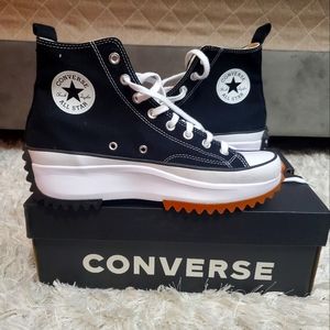 Black Converse Run Star Hike Hi